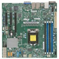 MB Supermicro X11SSH-LN4F, 1x LGA 1151, Intel® C236, Intel® 6th Gen E3-1200 v5/ Core i3, Pentium, Celeron processors, 4xDIMM DDR4 ECC UDIMM  (up to 64GB), 1x PCI-E 3.0 x8 (in x16) + 1 PCI-E 3.0 x4 (in x8)+1 PCI-E 3.0 x8, 4GBLAN+1Mgmt LAN, 8x SATA 3.0 (6Gb/s),  2x SuperDOM , M.2 NGFF connector, 5xUSB 3.0+6xUSB 2.0, mATX) , 